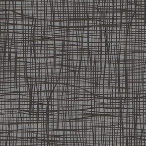 Grid  Stripes  Geometric Black and Grey