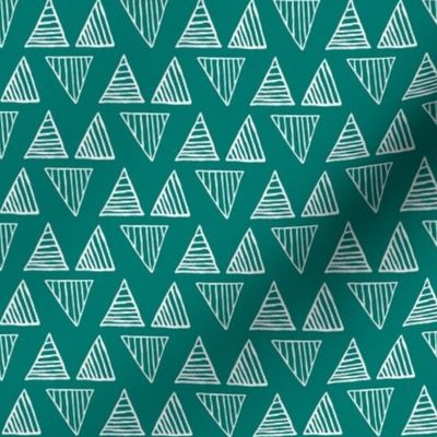 Triangles on Pine Green - Small