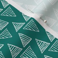 Triangles on Pine Green - Small