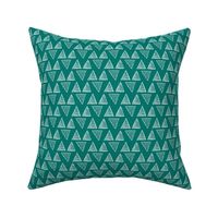 Triangles on Pine Green - Small