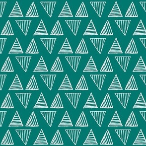 Triangles on Pine Green - Small