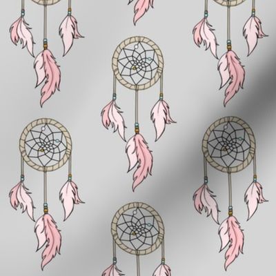 Dream catchers Small - Pink, Grey