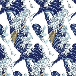 the small (rotated) waves of Hokusai (10")