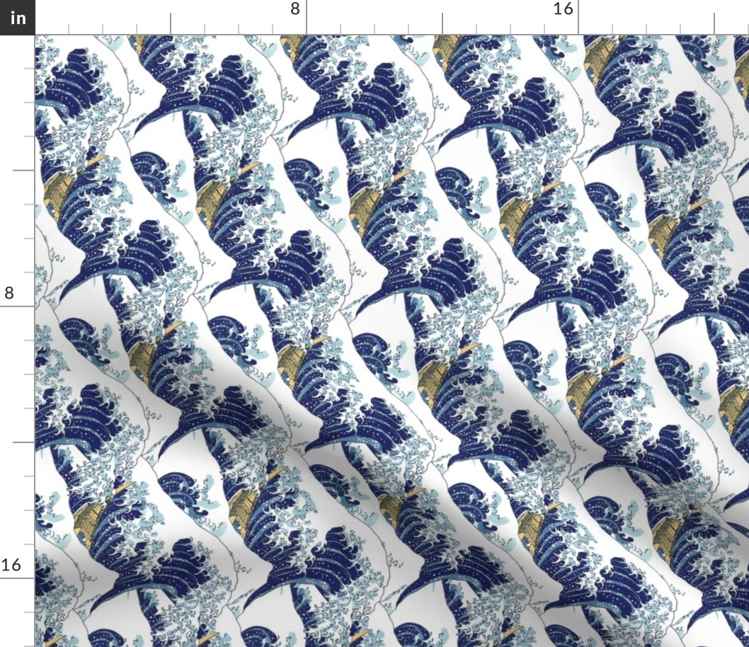 the small (rotated) waves of Hokusai (10")