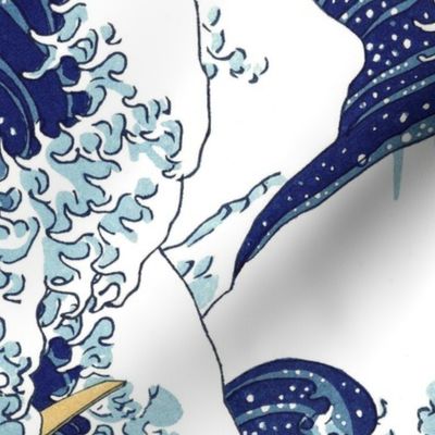 the endless (rotated) waves of Hokusai (30")