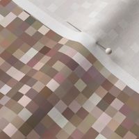 smoky quartz pixelsquares, 1/4" squares