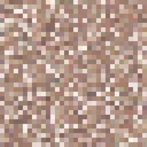 smoky quartz pixelsquares, 1/4" squares