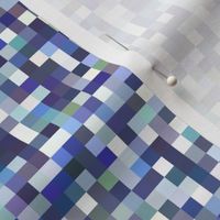 tanzanite pixelsquares, 1/4" squares