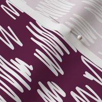 Scribblings and doodles fun abstract ink lines Scandinavian style purple white