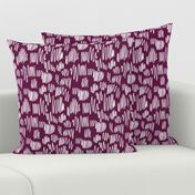 Scribblings and doodles fun abstract ink lines Scandinavian style purple white