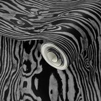 Faux Bois Woodgrain ~ Black and White 