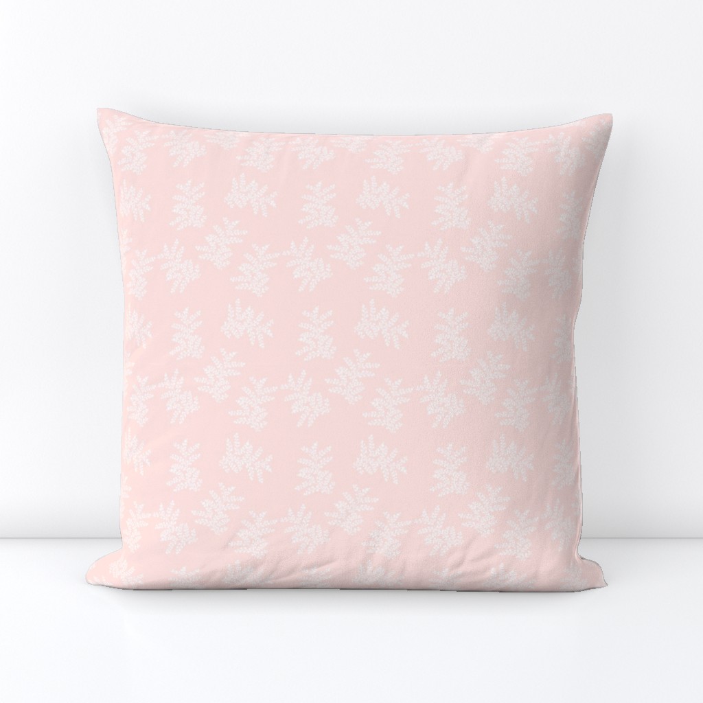 Delicate Fern II Pale Pink Peach