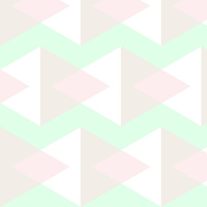 Mint_Blush Triangles