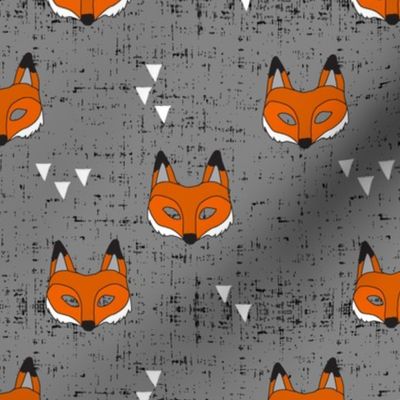 Fox Mask || grey