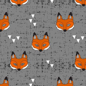 Fox Mask || grey