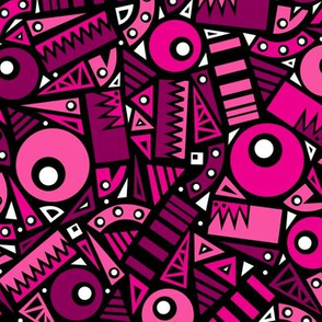 Dancing Shapes (Pink)