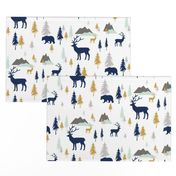 Bears_and_deer_mountains_forest_mint_copy