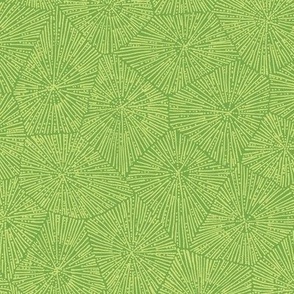extra-large petoskey pattern in spring green