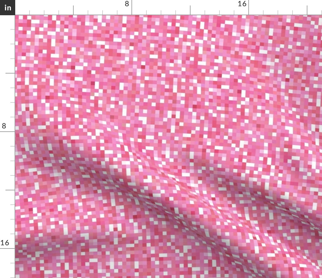 rose quartz pixelsquares, 1/4" squares