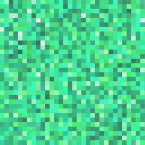 green tourmaline pixelsquares, 1/4" squares