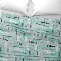 Traveling Tokyo "Techno Teal" 