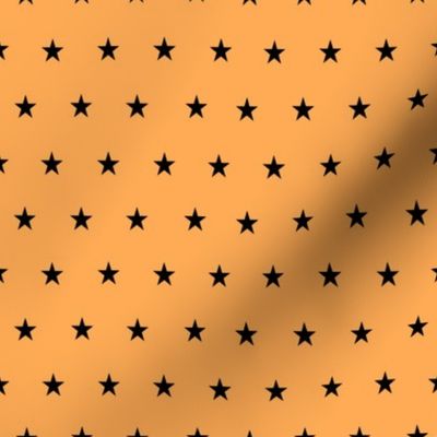 Black Stars on Orange