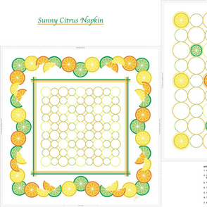 Sunny Citrus Napkin