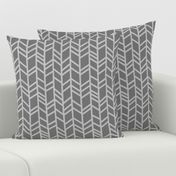 Crazy herringbone - greys