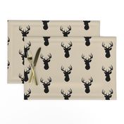 Deer - half scale - Black and Tan - Midnight Woodland - Kids Nursery