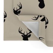 Deer - half scale - Black and Tan - Midnight Woodland - Kids Nursery