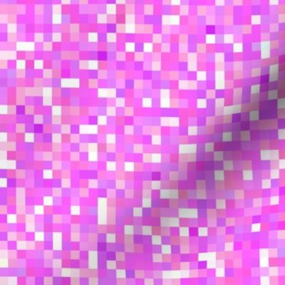 pink tourmaline pixelsquares, 1/4" squares