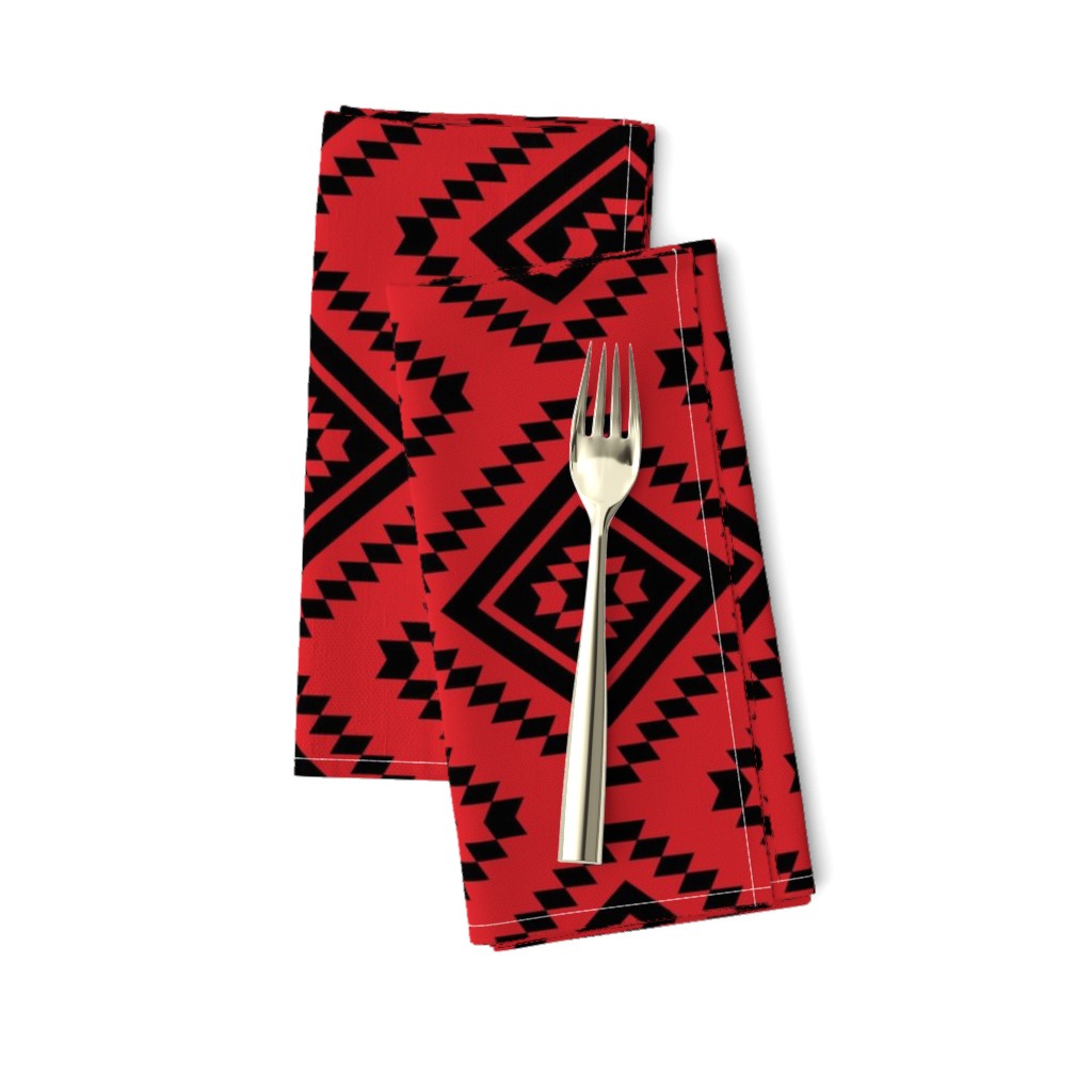 Aztec - Red, Black 