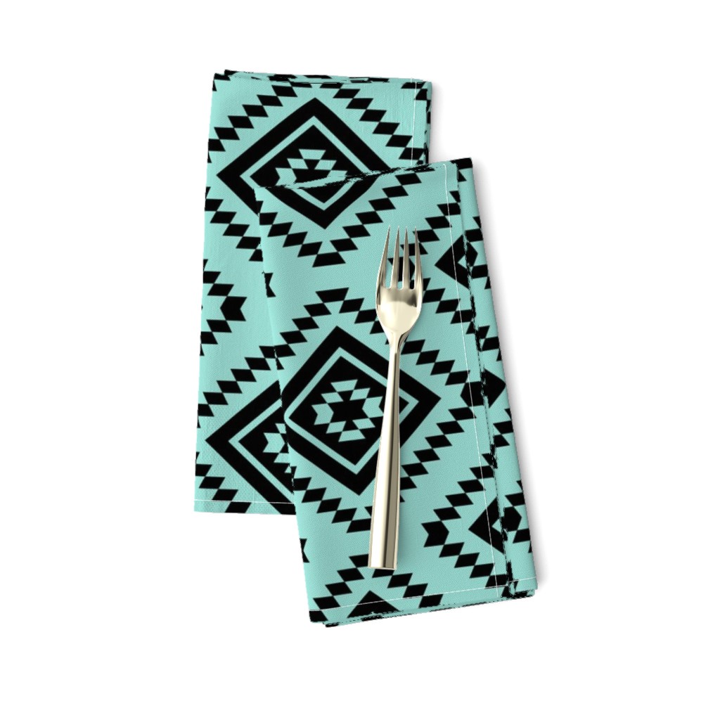 Aztec - Turquoise, Black