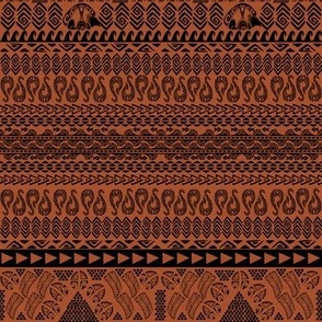Polynesian Tribal Ocean Print
