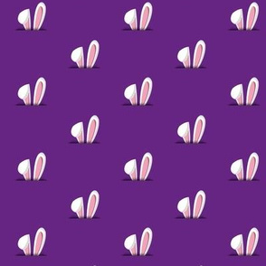 hidden easter bunny - purple