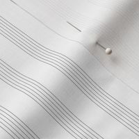 small guitar strings pinstripe - black and white