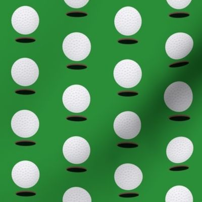 golf ball on green