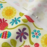 Floral Easter pattern