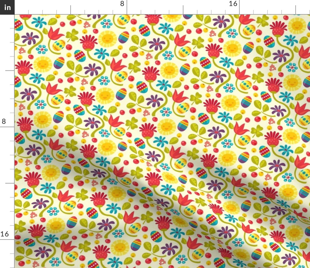 Floral Easter pattern