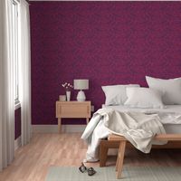 Pines and Orchids - Cerise Purple