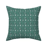 Feather Fabric Teal - Color Match