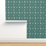 Feather Fabric Teal - Color Match