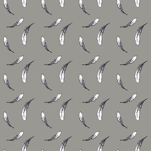 Feathers in Gray