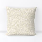 Damask // Linen, Dutch White // Small Scale