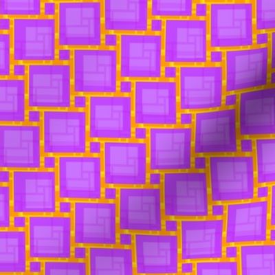 violet abstract grid