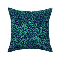 Willow Bough ~  Jungle Night on Admiral ~ The William Morris Collection 