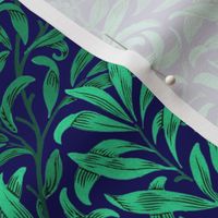 Willow Bough ~  Jungle Night on Admiral ~ The William Morris Collection 