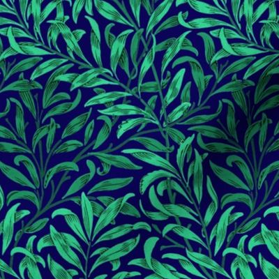 Willow Bough ~  Jungle Night on Admiral ~ The William Morris Collection 