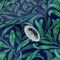 Willow Bough ~  Jungle Night on Admiral ~ The William Morris Collection 