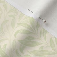 Willow Bough ~  Sheer Admiral on Cosmic Latte ~ The William Morris Collection 